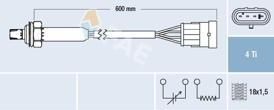 FAE 77183 Lambda Sensor