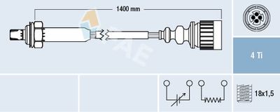 Lambda Sensor FAE 77186