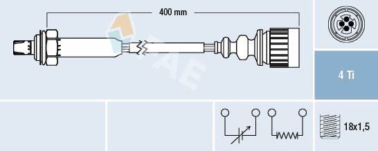 FAE 77187 Lambda Sensor