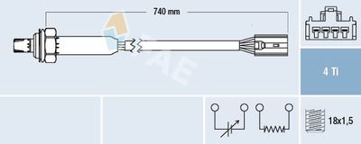 Lambda Sensor FAE 77189