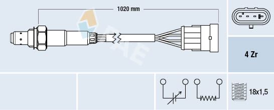 FAE 77192 Lambda Sensor