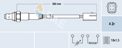 Lambda Sensor FAE 77196