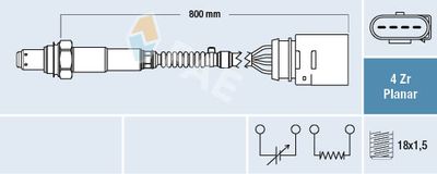 Lambda Sensor FAE 77203