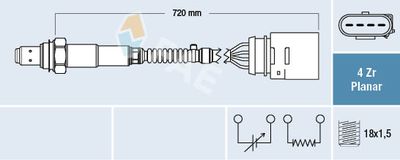 Lambda Sensor FAE 77204