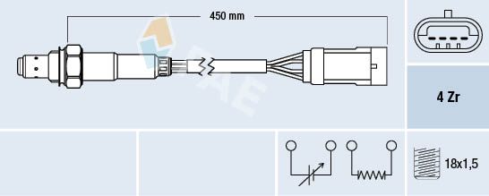 FAE 77207 Oxygen Sensor