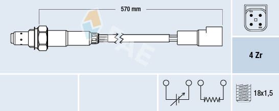 FAE 77212 Lambda Sensor
