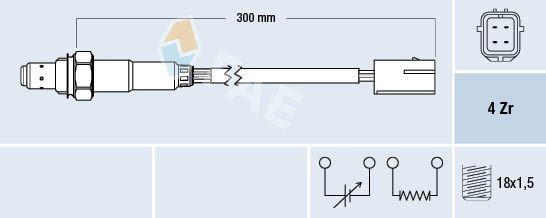 FAE 77215 Lambda Sensor