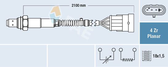 FAE 77227 Lambda Sensor