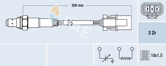 FAE 77228 Lambda Sensor