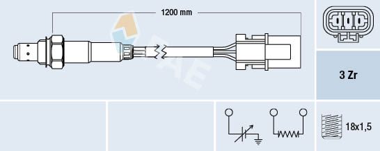 FAE 77231 Lambda Sensor