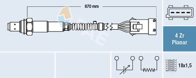 Lambda Sensor FAE 77235
