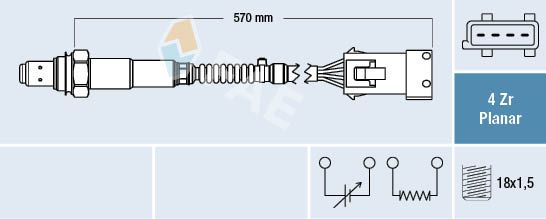 FAE 77240 Lambda Sensor