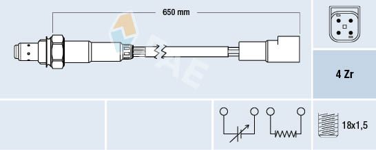 FAE 77245 Lambda Sensor