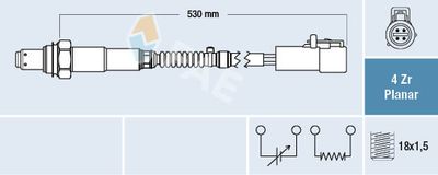 Lambda Sensor FAE 77256