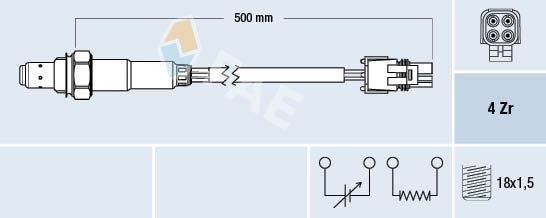 FAE 77259 Lambda Sensor