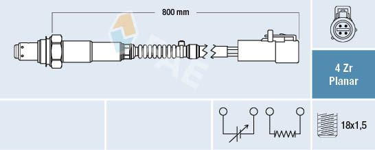FAE 77263 Oxygen Sensor