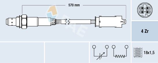 FAE 77266 Lambda Sensor