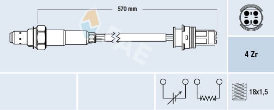 FAE 77268 Lambda Sensor