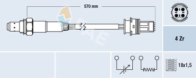 Lambda Sensor FAE 77268