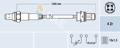 Lambda Sensor FAE 77276