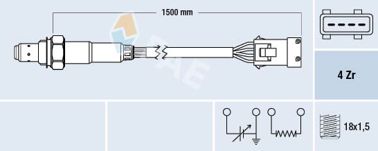 FAE 77286 Lambda Sensor