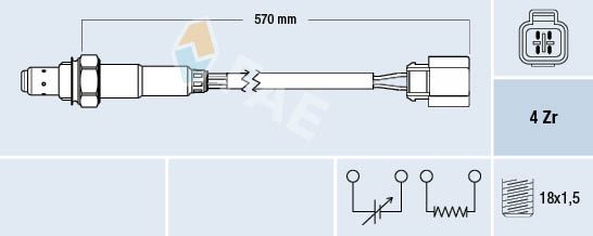 FAE 77289 Lambda Sensor