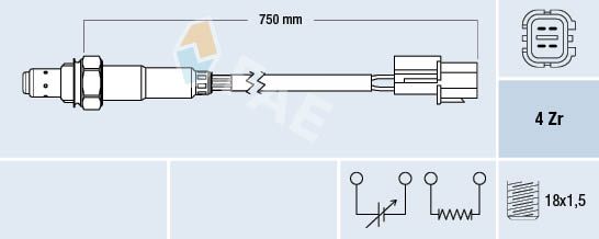FAE 77293 Lambda Sensor