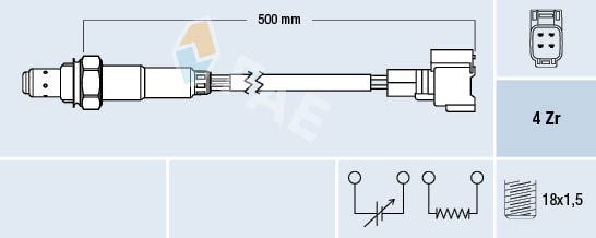 FAE 77297 Lambda Sensor