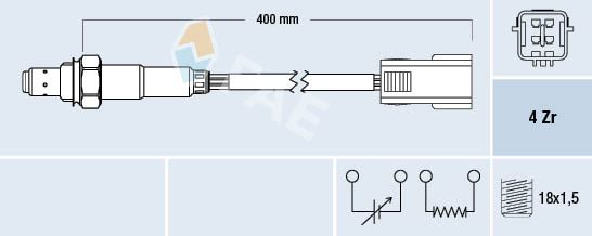 FAE 77298 Lambda Sensor
