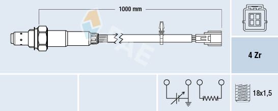 FAE 77299 Lambda Sensor