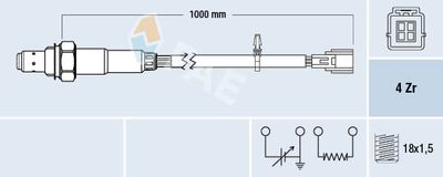 Lambda Sensor FAE 77299