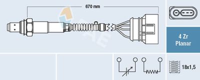 Oxygen Sensor FAE 77302