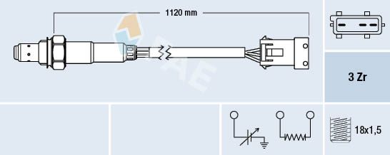 FAE 77307 Lambda Sensor