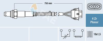 Oxygen Sensor FAE 77308
