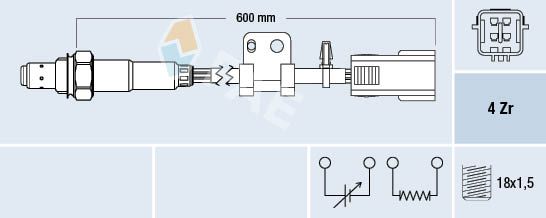 FAE 77319 Lambda Sensor