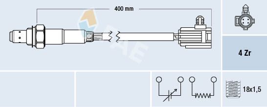FAE 77325 Lambda Sensor
