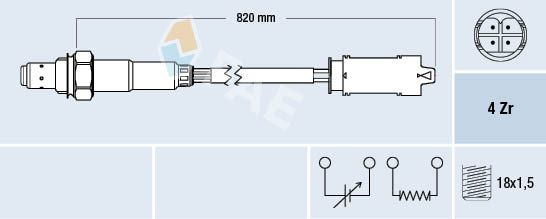 FAE 77327 Lambda Sensor