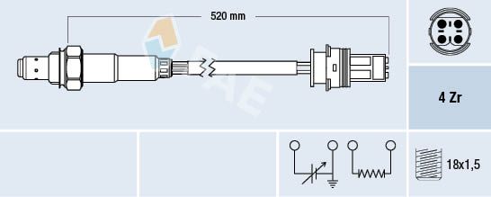 FAE 77335 Lambda Sensor