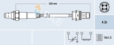 Lambda Sensor FAE 77335