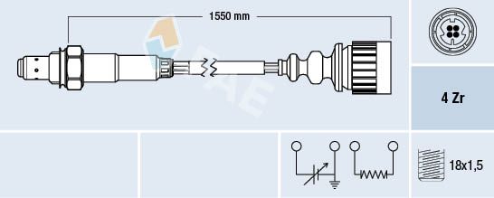 FAE 77337 Lambda Sensor