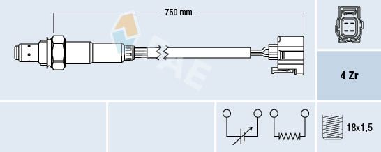 FAE 77339 Lambda Sensor