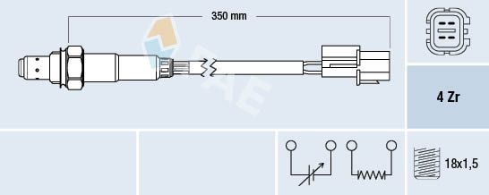 FAE 77343 Lambda Sensor