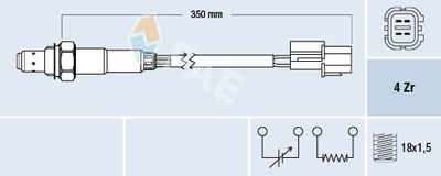Lambda Sensor FAE 77343