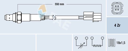 FAE 77347 Lambda Sensor