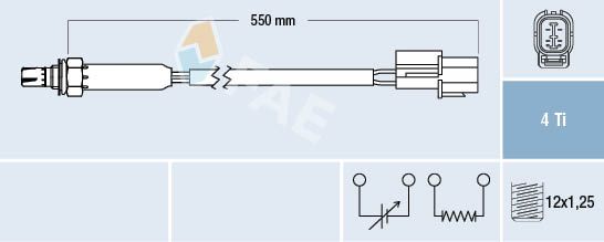 FAE 77350 Lambda Sensor