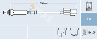 Lambda Sensor FAE 77350
