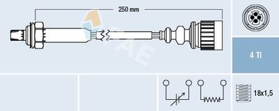 Lambda Sensor FAE 77355