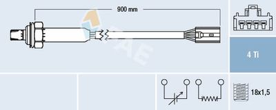 Lambda Sensor FAE 77356
