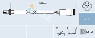 Lambda Sensor FAE 77358
