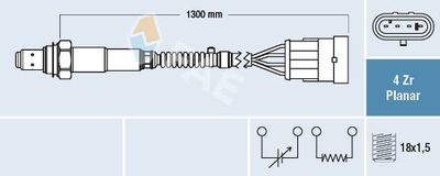 Lambda Sensor FAE 77363